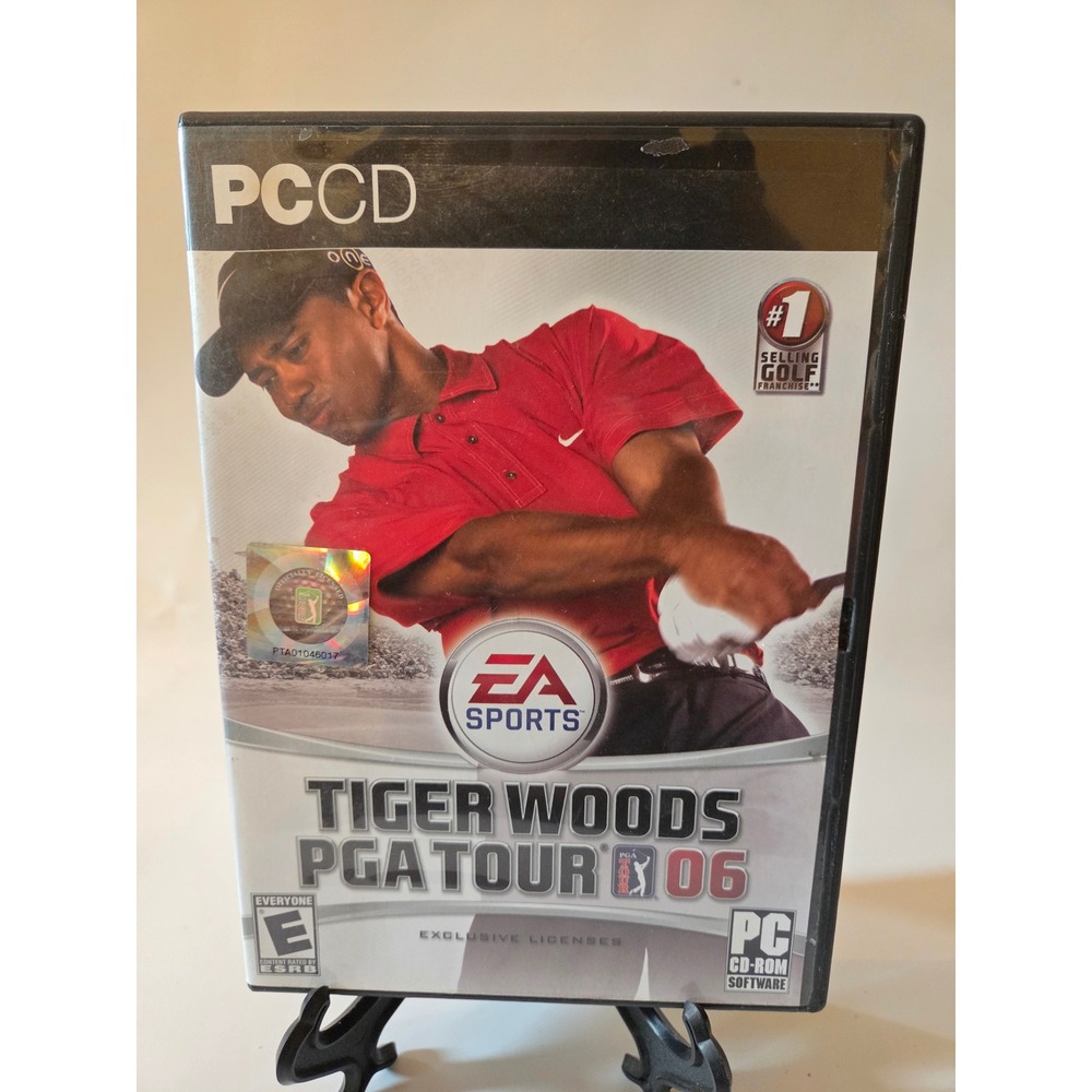 Tiger Woods PGA Tour 06 PC CD-ROM EA Sports Golf Game 2-Disc Set 2005 149241